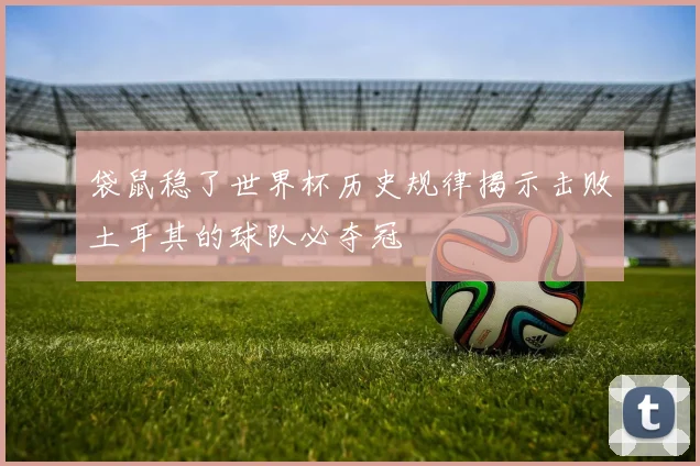 袋鼠稳了世界杯历史规律揭示击败土耳其的球队必夺冠